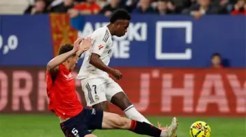 ترتيب هدافي الدوري الإسباني بعد هدف فينيسيوس في مباراة ريال مدريد وأوساسونا